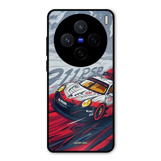 Porche Vector Vivo X200 Mobile Back Cover - Car&Bike PrintShield Case