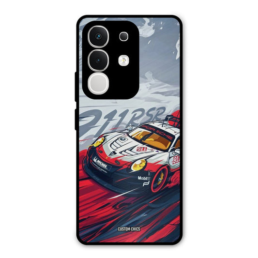 Porche Vector Vivo T4x Mobile Back Cover - Car&Bike PrintShield Case