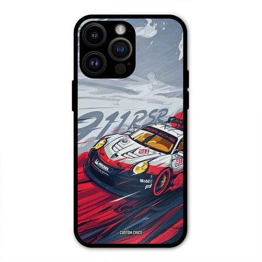 Porche Vector iPhone 14 Pro Max Mobile Back Cover - Car&Bike PrintShield Case