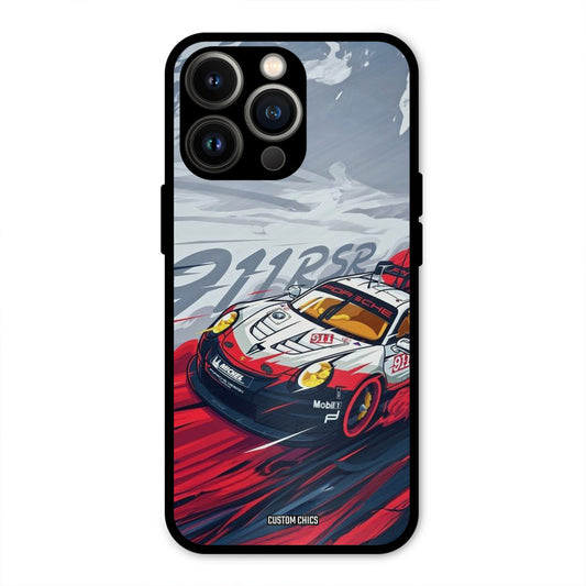 Porche Vector iPhone 13 Pro Mobile Back Cover - Car&Bike PrintShield Case