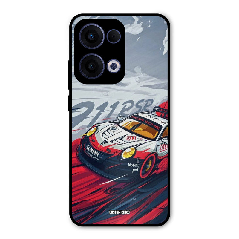 Porche Vector Oppo Reno 13 5G Mobile Back Cover - Car&Bike PrintShield Case