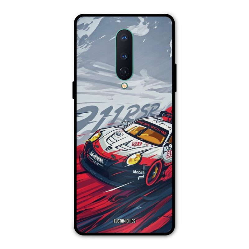 Porche Vector Oneplus 8 Mobile Back Cover - Car&Bike PrintShield Case