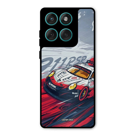 Porche Vector Motorola Edge 60 Mobile Back Cover - Car&Bike PrintShield Case