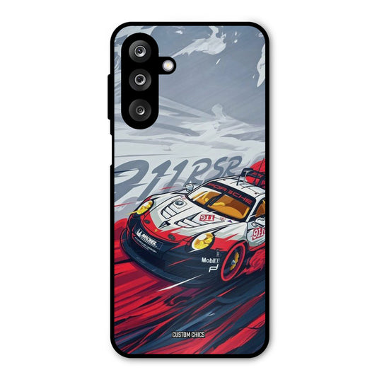 Porche Vector Samsung Galaxy M36 Mobile Back Cover - Car&Bike PrintShield Case