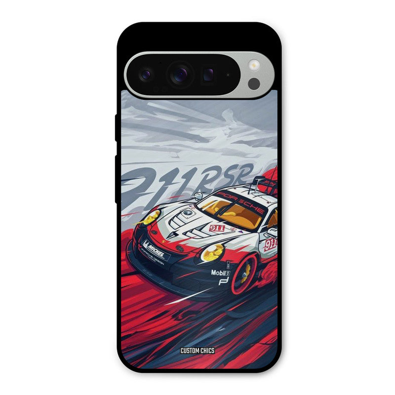 Porche Vector Google Pixel 9 Pro XL Mobile Back Cover - Car&Bike PrintShield Case