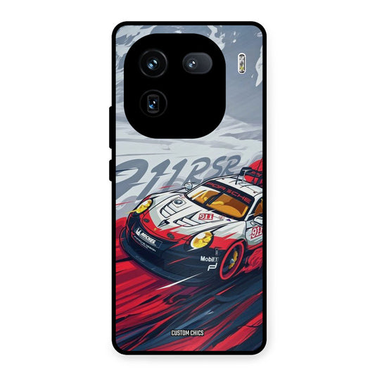 Porche Vector iQOO 12 Mobile Back Cover - Car&Bike PrintShield Case