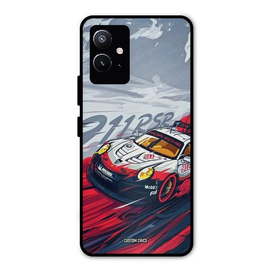 Porche Vector Vivo Y75 5G Mobile Back Cover - Car&Bike PrintShield Case