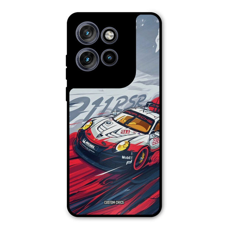Porche Vector Motorola Edge 50 Neo Mobile Back Cover - Car&Bike PrintShield Case