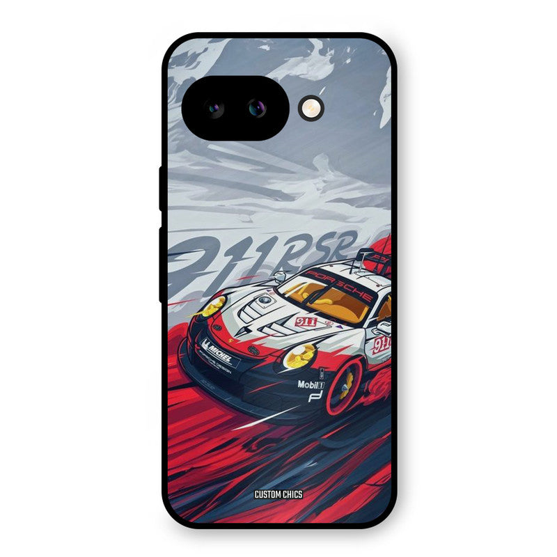 Porche Vector Google Pixel 9A Mobile Back Cover - Car&Bike PrintShield Case