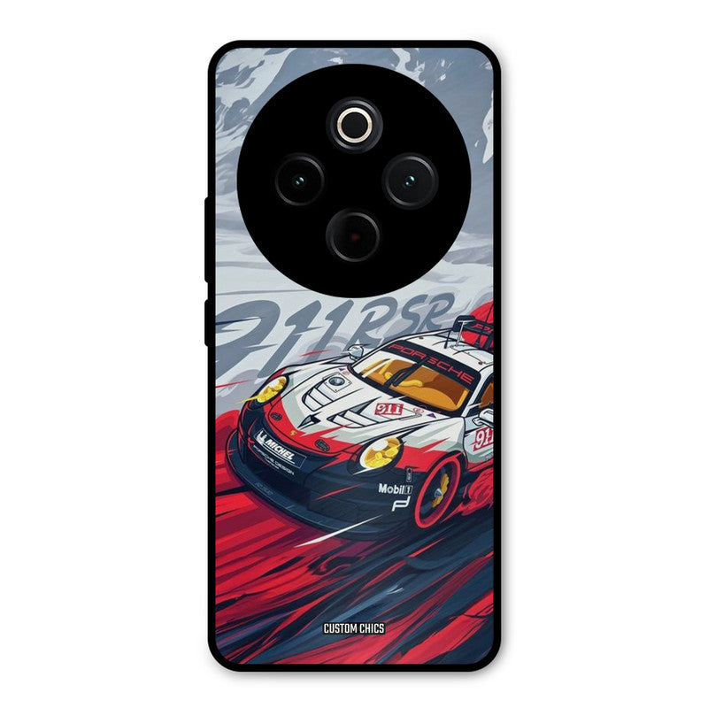 Porche Vector iQoo Z10 Mobile Back Cover - Car&Bike PrintShield Case