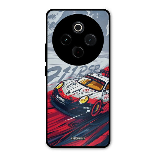 Porche Vector iQoo Z10 Mobile Back Cover - Car&Bike PrintShield Case