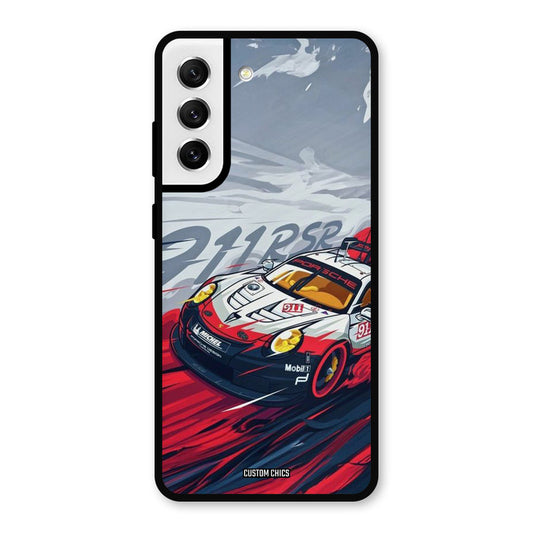 Porche Vector Samsung Galaxy S21 FE 5G Mobile Back Cover - Car&Bike PrintShield Case