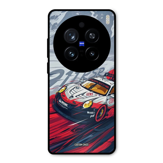 Porche Vector Vivo X200 Pro Mobile Back Cover - Car&Bike PrintShield Case