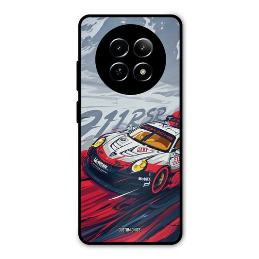 Porche Vector Realme Narzo N65 Mobile Back Cover - Car&Bike PrintShield Case