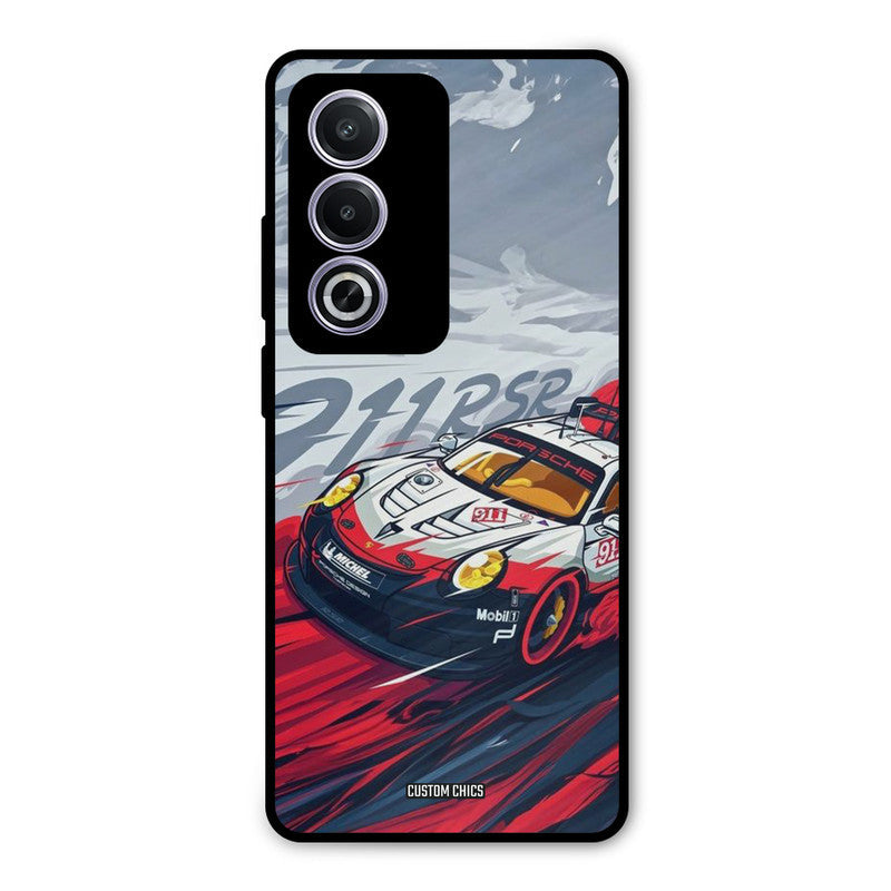 Porche Vector Oppo K12x Mobile Back Cover - Car&Bike PrintShield Case