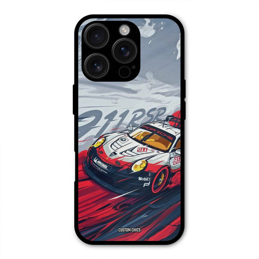 Porche Vector iPhone 16 Pro Max Mobile Back Cover - Car&Bike PrintShield Case