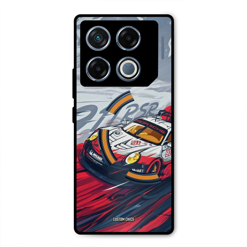 Porche Vector Infinix GT 20 Pro Mobile Back Cover - Car&Bike PrintShield Case