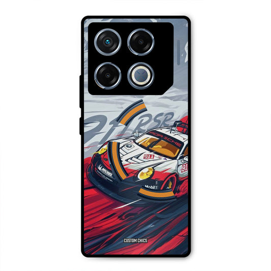 Porche Vector Infinix GT 20 Pro Mobile Back Cover - Car&Bike PrintShield Case