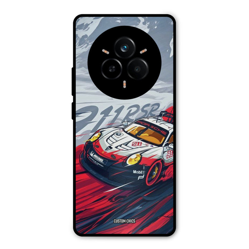 Porche Vector Realme 14 Pro Mobile Back Cover - Car&Bike PrintShield Case