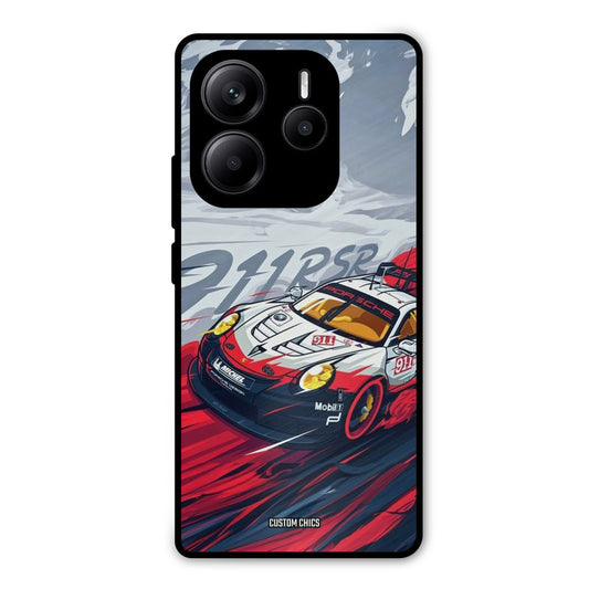 Porche Vector Redmi Note 14 Mobile Back Cover - Car&Bike PrintShield Case
