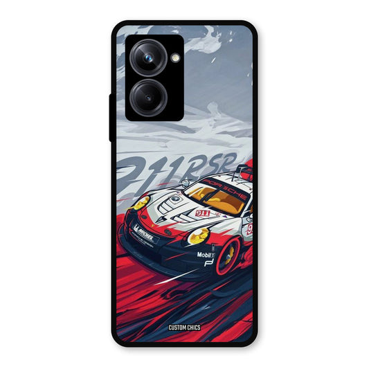 Porche Vector Realme 10 Pro Mobile Back Cover - Car&Bike PrintShield Case