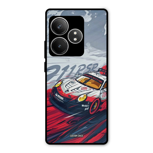 Porche Vector Realme GT 6T Mobile Back Cover - Car&Bike PrintShield Case