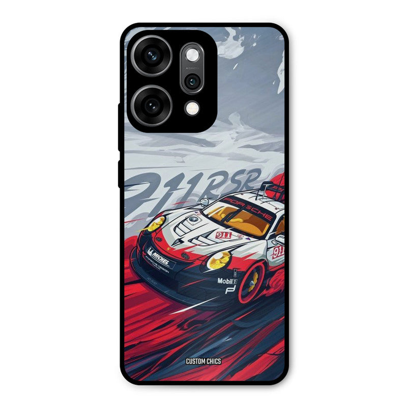 Porche Vector Oppo Reno 14 Pro Mobile Back Cover - Car&Bike PrintShield Case