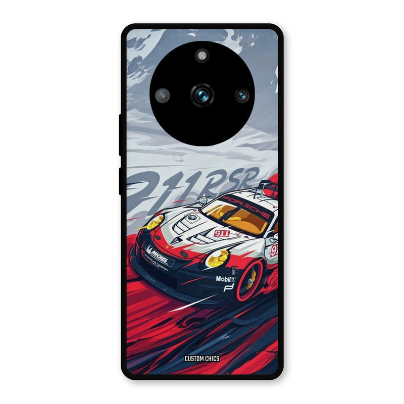 Porche Vector Realme 11 Pro Plus Mobile Back Cover - Car&Bike PrintShield Case