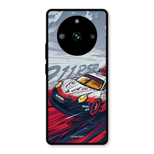 Porche Vector Realme 11 Pro Plus Mobile Back Cover - Car&Bike PrintShield Case