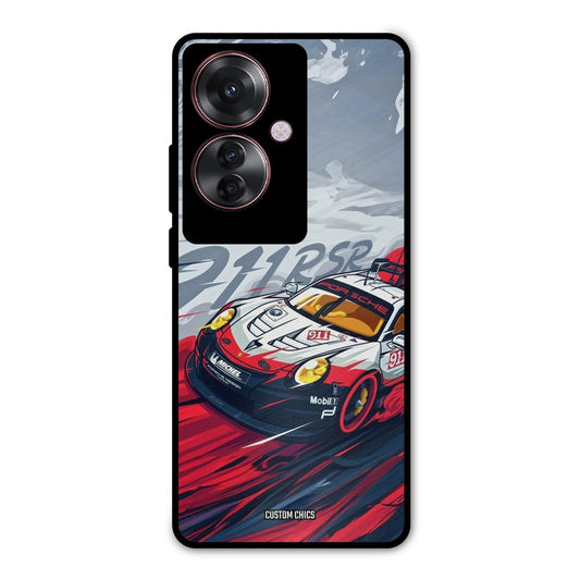 Porche Vector Oppo F25 Pro Mobile Back Cover - Car&Bike PrintShield Case