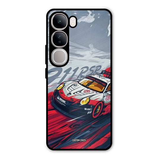 Porche Vector Vivo Y300 Mobile Back Cover - Car&Bike PrintShield Case