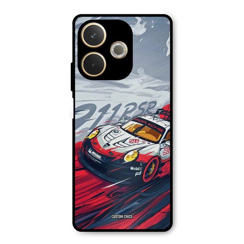 Porche Vector Oppo A5 Pro Mobile Back Cover - Car&Bike PrintShield Case