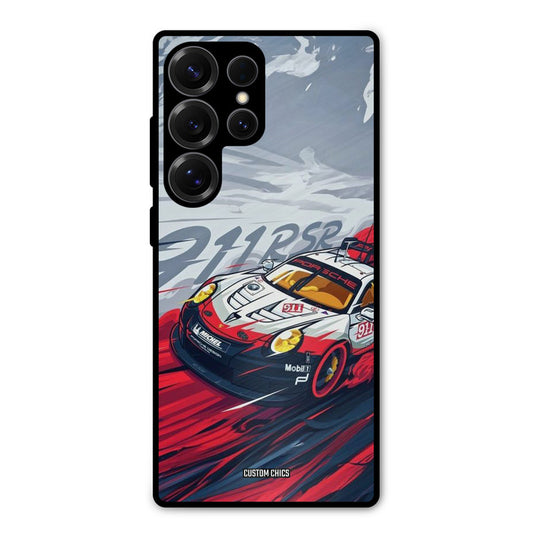 Porche Vector Samsung Galaxy S25 Ultra Mobile Back Cover - Car&Bike PrintShield Case