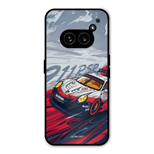 Porche Vector Nothing Phone 2a Mobile Back Cover - Car&Bike PrintShield Case