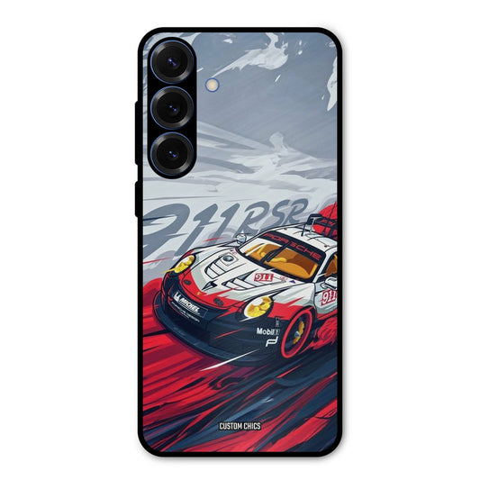Porche Vector Samsung Galaxy S25 Plus Mobile Back Cover - Car&Bike PrintShield Case