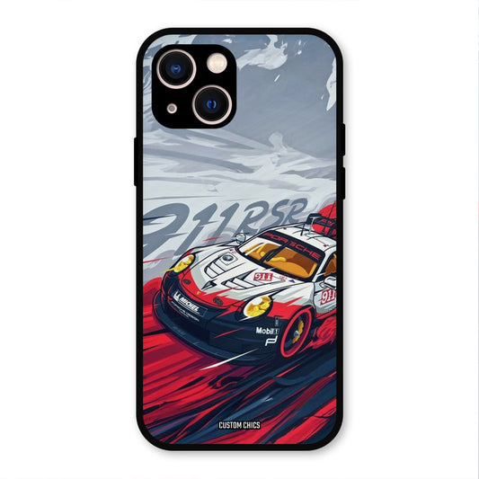 Porche Vector iPhone 13 Mobile Back Cover - Car&Bike PrintShield Case