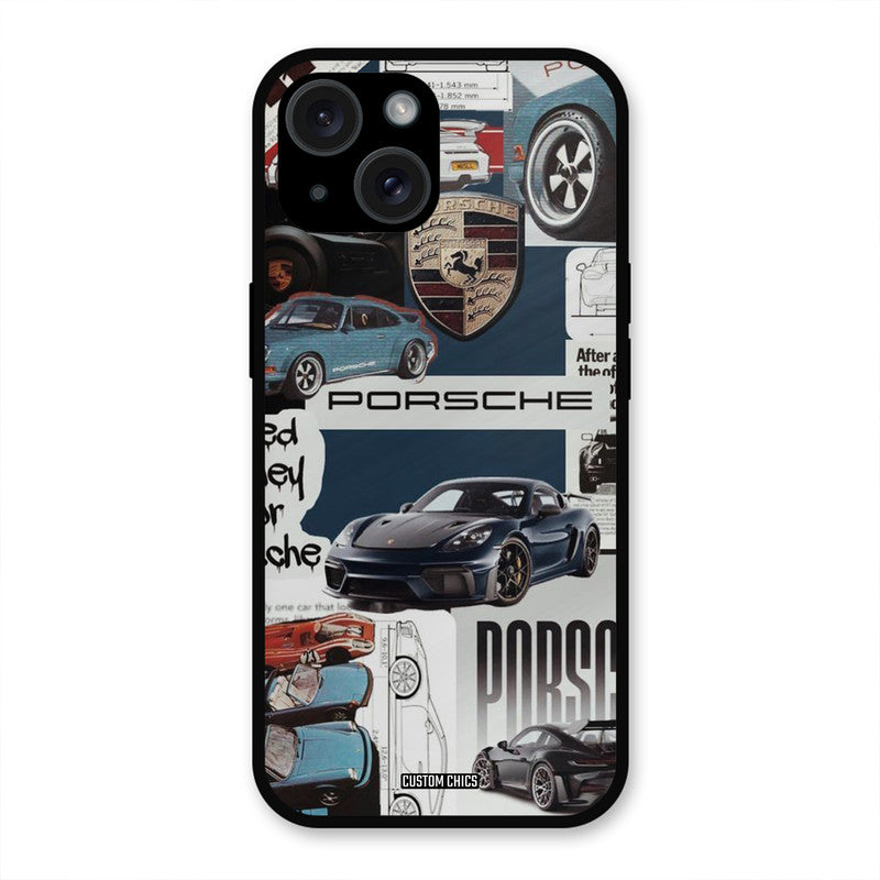 Porsche Group Art iPhone 15 Plus Mobile Back Cover - Car&Bike PrintShield Case