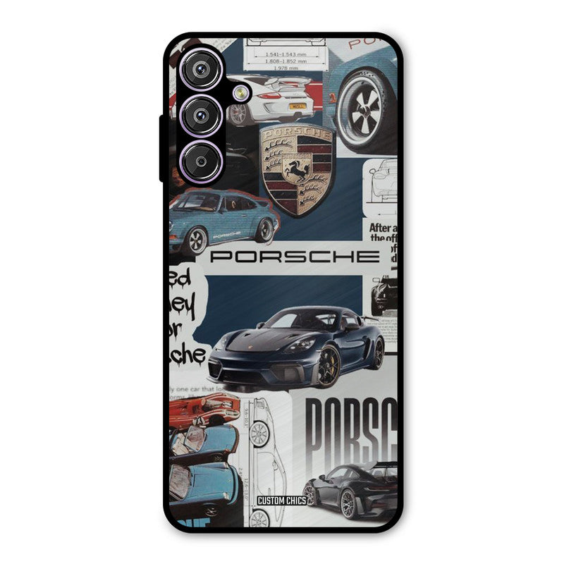 Porsche Group Art Samsung Galaxy F15 Mobile Back Cover - Car&Bike PrintShield Case