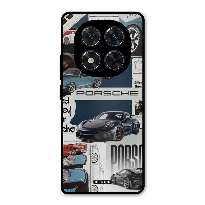 Porsche Group Art Redmi Note 14 Pro Mobile Back Cover - Car&Bike PrintShield Case
