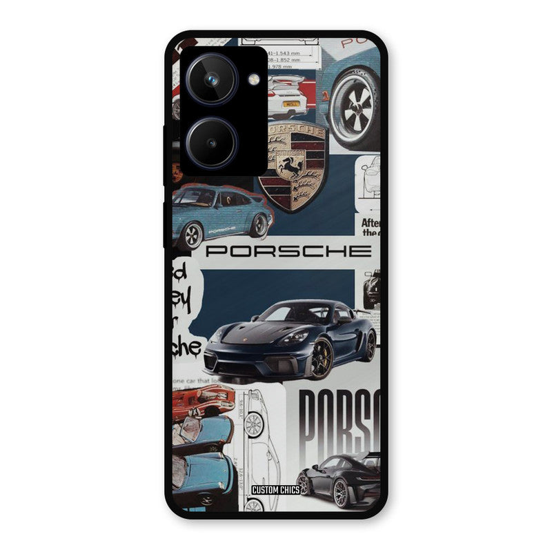 Porsche Group Art Realme 10 Mobile Back Cover - Car&Bike PrintShield Case