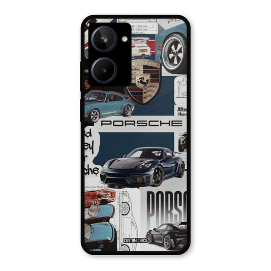 Porsche Group Art Realme 10 Mobile Back Cover - Car&Bike PrintShield Case