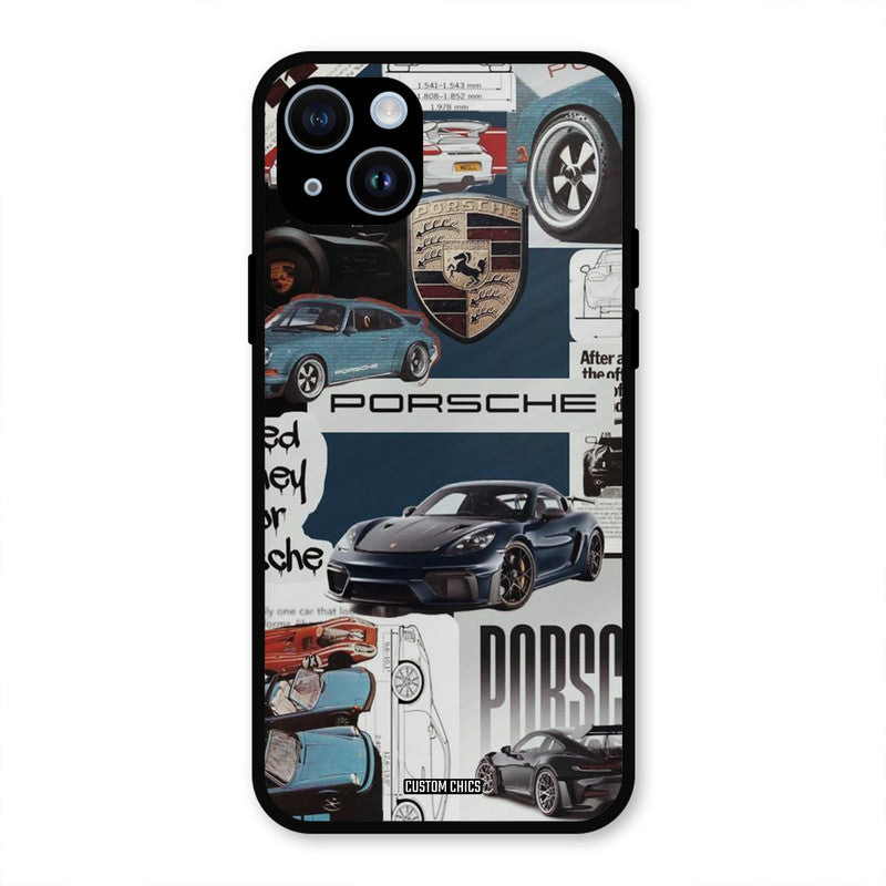 Porsche Group Art iPhone 14 Mobile Back Cover - Car&Bike PrintShield Case