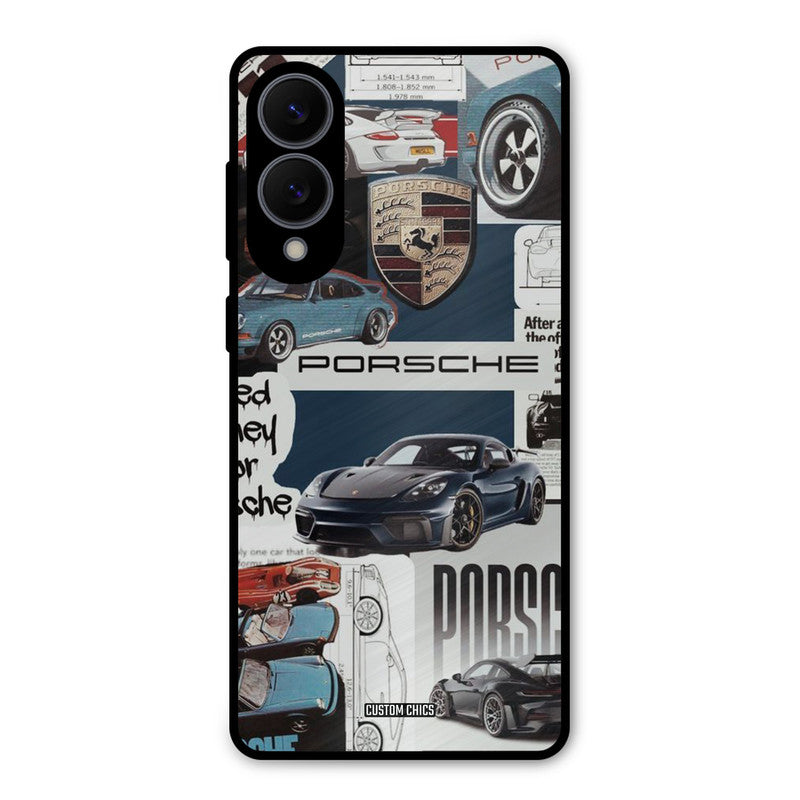 Porsche Group Art Samsung Galaxy S25 Edge Mobile Back Cover - Car&Bike PrintShield Case