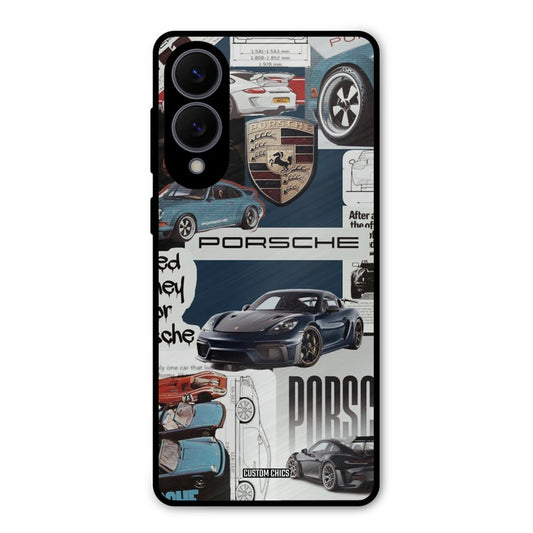 Porsche Group Art Samsung Galaxy S25 Edge Mobile Back Cover - Car&Bike PrintShield Case