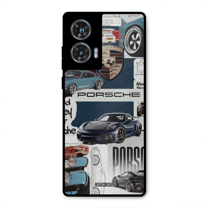 Porsche Group Art Motorola Edge 50 Fusion Mobile Back Cover - Car&Bike PrintShield Case