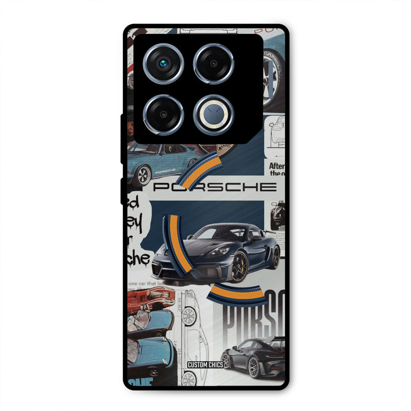 Porsche Group Art Infinix GT 20 Pro Mobile Back Cover - Car&Bike PrintShield Case