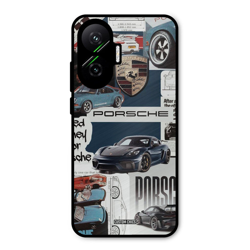 Porsche Group Art Poco F7 5G Mobile Back Cover - Car&Bike PrintShield Case