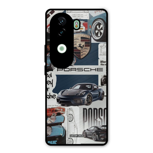 Porsche Group Art Vivo V40e Mobile Back Cover - Car&Bike PrintShield Case