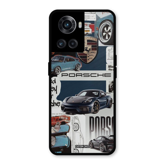Porsche Group Art OnePlus 10R Mobile Back Cover - Car&Bike PrintShield Case