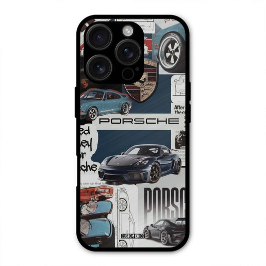 Porsche Group Art iPhone 16 Pro Mobile Back Cover - Car&Bike PrintShield Case
